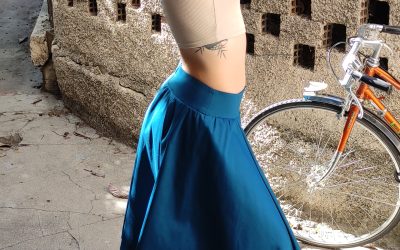 Jupe vintage en satin